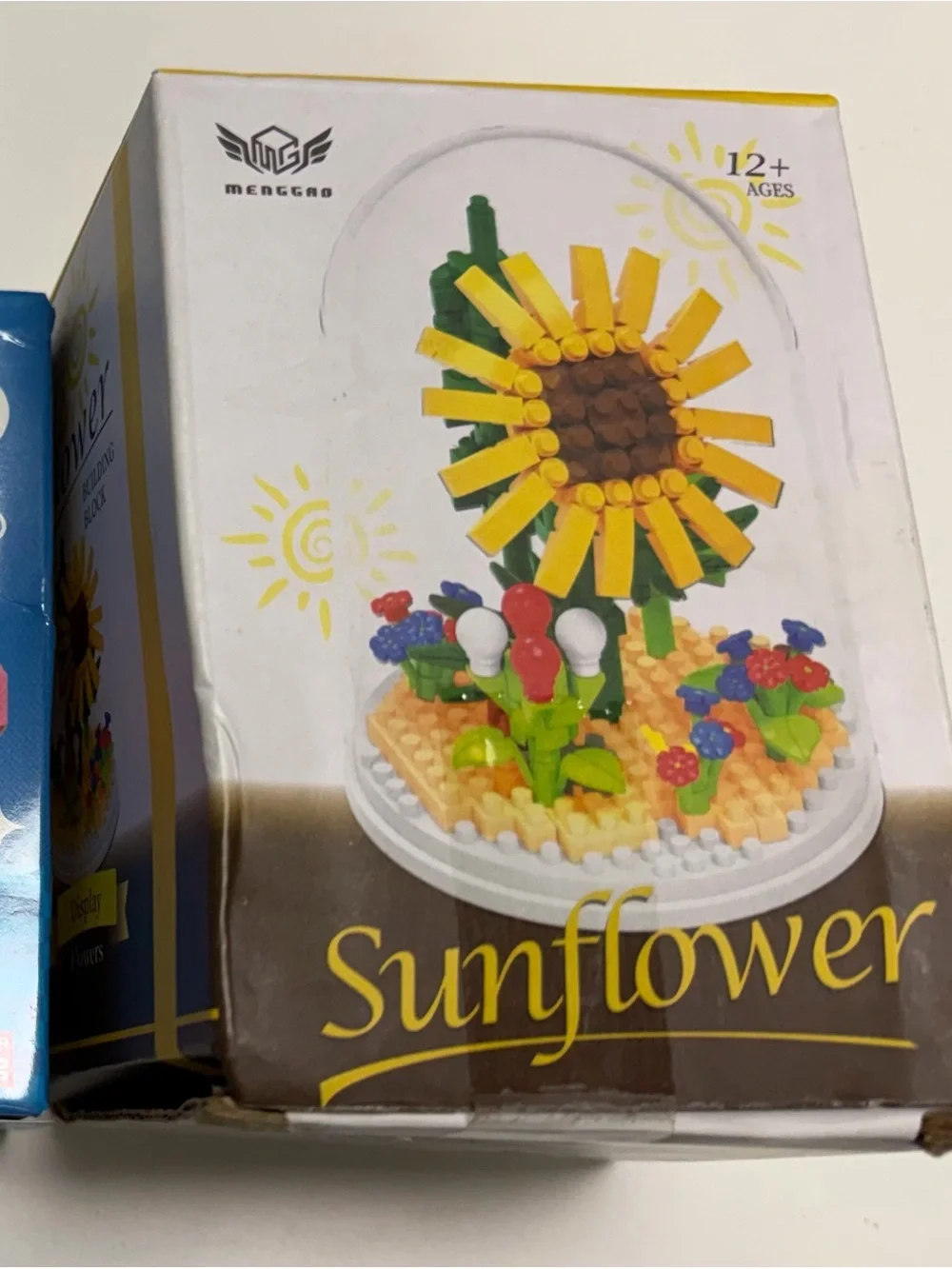 Set of 3 Mini Block Animal & Flower Building Block Toys